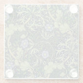 ジョンヘンリーDeが印刷する海藻壁紙のデザイン ガラスコースター (裏面)