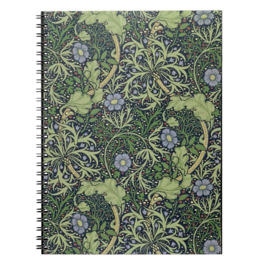 ジョンヘンリーDeが印刷する海藻壁紙のデザイン ノートブック (正面)