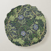 ジョンヘンリーDeが印刷する海藻壁紙のデザイン ラウンドクッション (裏面)