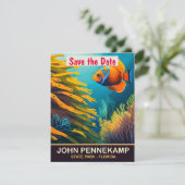 ジョンペネカンプ州立公園、フロリダ州、旅行ポストカード セーブザデート (スタンド正面)