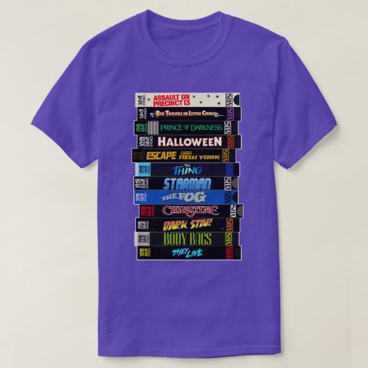 ジョンペンターVHSスタック Tシャツ (デザイン正面)