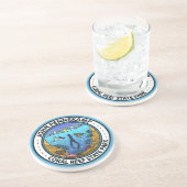 ジョンペンネカンプコーラルリーフ州パークトラベルアート コースター (側面)