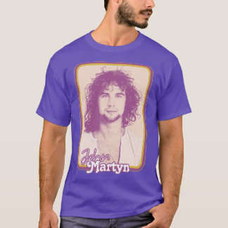 ジョンマーティンレトロスタイルフォークミュージックラバーデザイン2 Tシャツ