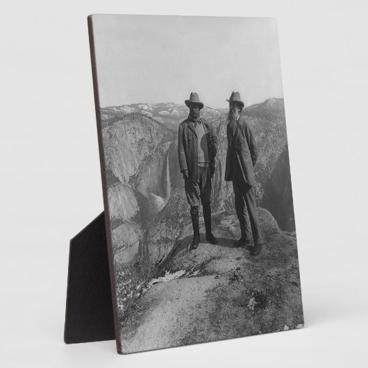 ジョンミュアテディルーズヴェルトヨセミテ国立公園 フォトプラーク (側面)