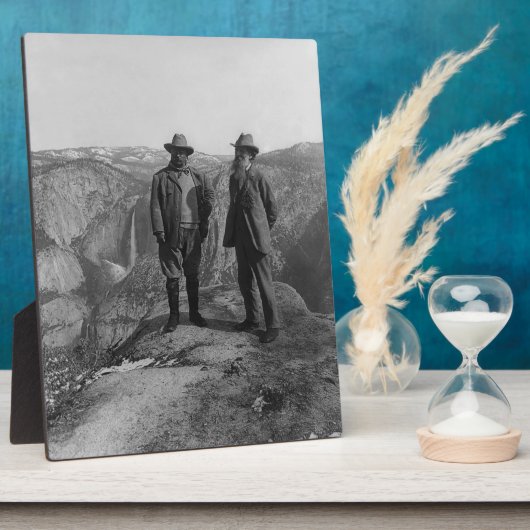 ジョンミュアテディルーズヴェルトヨセミテ国立公園 フォトプラーク (側面)