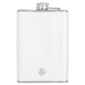 ジョンミュア引用文ハンドドロッシュマッシュルームフォレガーハイカー フラスク (裏面)