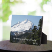 ジョンミュア引用文マウンテンフォト フォトプラーク