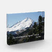 ジョンミュア引用文マウンテン フォトブロック (左)