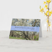 ジョンミュア引用文誕生日カード カード (黄色い花)