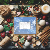 ジョンライトブルー雪お洒落片の福音 シーズンカード