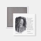 ジョンルイス&引用文ビューティフルポートレート マグネット (正面/裏面)