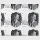 ジョンルイス&引用文ビューティフルポートレート ラッピングペーパー (フラット)