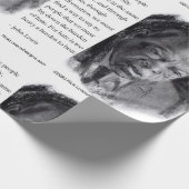 ジョンルイス&引用文ビューティフルポートレート ラッピングペーパー (角)