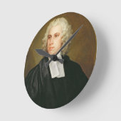 ジョンロイド、St. MildredのBroad Streetの牧師補、 ラウンド壁時計 (傾斜)