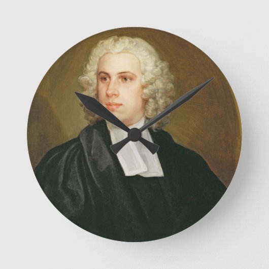 ジョンロイド、St. MildredのBroad Streetの牧師補、 ラウンド壁時計 (正面)