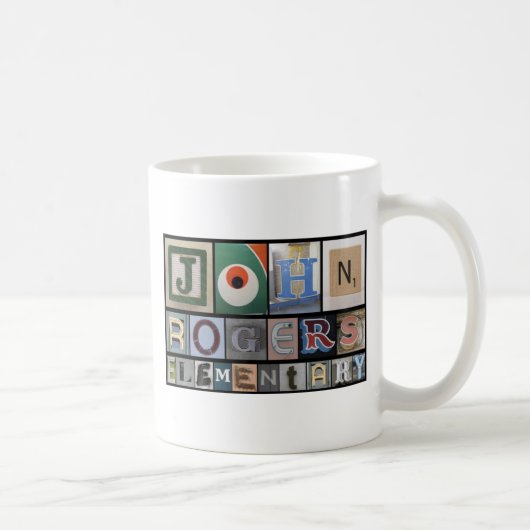 ジョンロジャースの白のマグ コーヒーマグカップ (右)