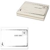 ジョンヴィンテージポストカードラバーアートスタンプ ラバースタンプ (押印)