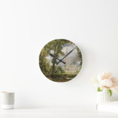 ジョン巡査 |からサリスベリー大聖堂を見る ラウンド壁時計 (ホーム)