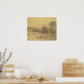 ジョン巡査 |の入り口の絵画スケッチ ポスター (キッチン)