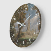 ジョン巡査 |ビシュのソールズベリー大聖堂 ラージ壁時計 (傾斜)