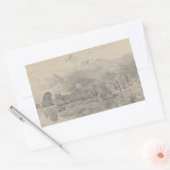 ジョン巡査 – フラム教会 長方形シール (封筒)