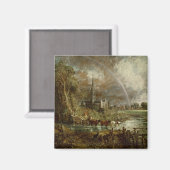 ジョン巡査 |ミードのソールズベリー大聖堂 マグネット (正面/裏面)