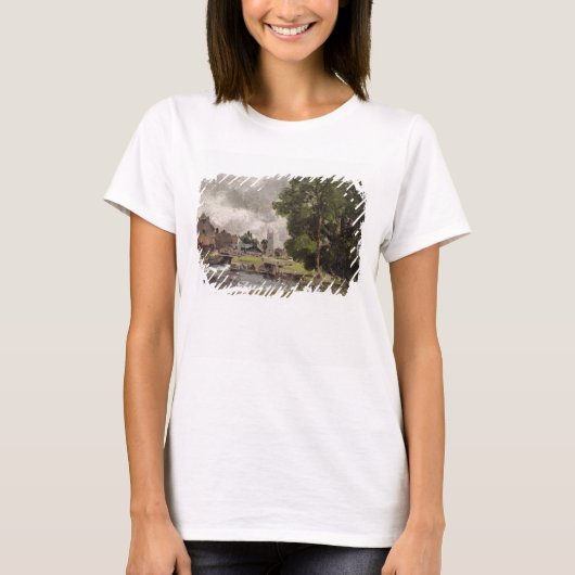 ジョン巡査 | Dedham Lock and Mill Tシャツ (正面)