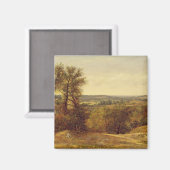 ジョン巡査 | Dedham Vale, c.1802 (canvaの油) マグネット (正面/裏面)