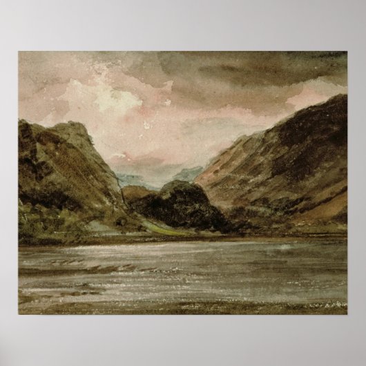 ジョン巡査 | Derwentwater，カンバーランド， c.1806 ポスター (正面)