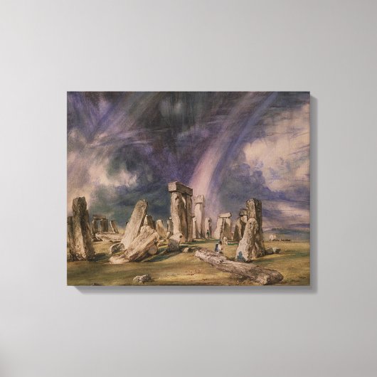 ジョン巡査 | Stonehenge, 1835 キャンバスプリント (正面)