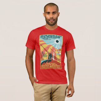 ジョン日の化石のベッドの日食のTシャツ Tシャツ