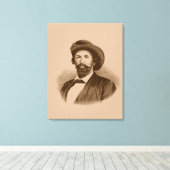 ジョン狩りモーガン キャンバスプリント (インサイチュ (ウッドフロア))