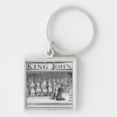 ジョン王は彼の王冠を手渡します キーホルダー (正面)