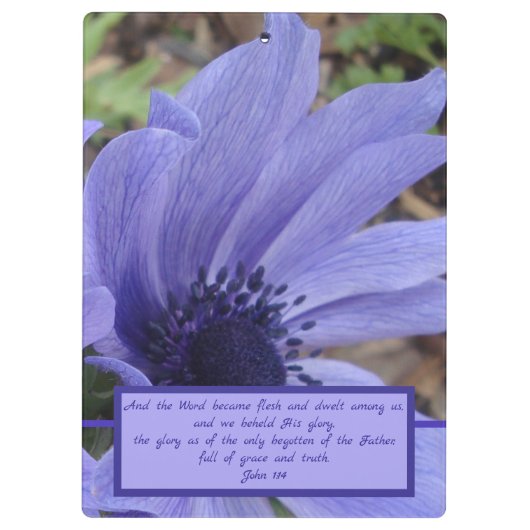 ジョン1のクローズアップのケシのアネモネのクリップボード クリップボード (裏面)