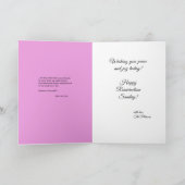 ジョン11 幸福の復活祭 イースター 十字架 カード (内部)