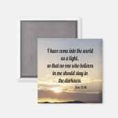 ジョン12:46 マグネット (正面/裏面)