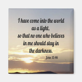 ジョン12:46 マグネット