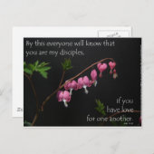 ジョン13時35分 – お互いに愛し合う ポストカード (正面/裏面)