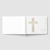 ジョン14のゴールデンバイブル聖句Memory Guest Book ゲストブック (全面)