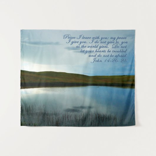 ジョン14ピース聖なる書物、 経典感動的 タペストリー (正面(横))