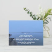 ジョン14:1:3聖なる書物、 経典お祝いオブ・ライフ 招待状 (スタンド正面)