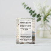 ジョン14:27平離れ和私は平与え和 エンクロージャーカード (スタンド正面)