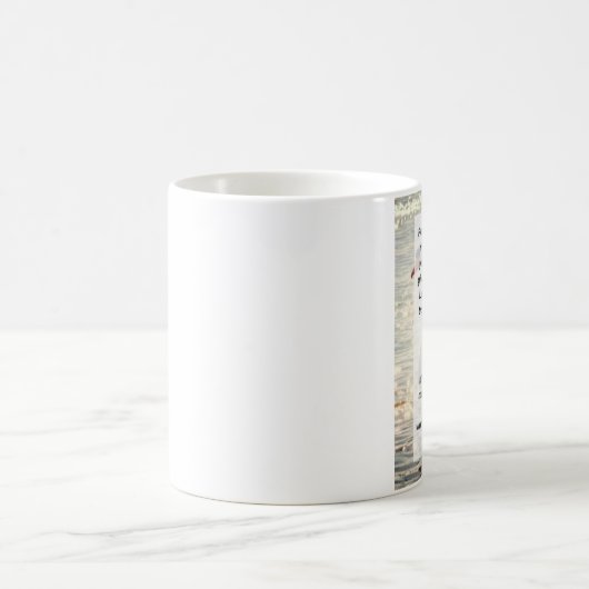 ジョン14:27平離れ和私は平与え和 コーヒーマグカップ (中央)