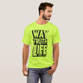 ジョン14:6レトロバースト1980s通りアート tシャツ (正面フル)