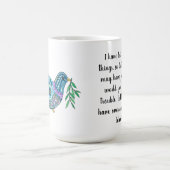 ジョン16:33からの平和のドーブ コーヒーマグカップ (中央)