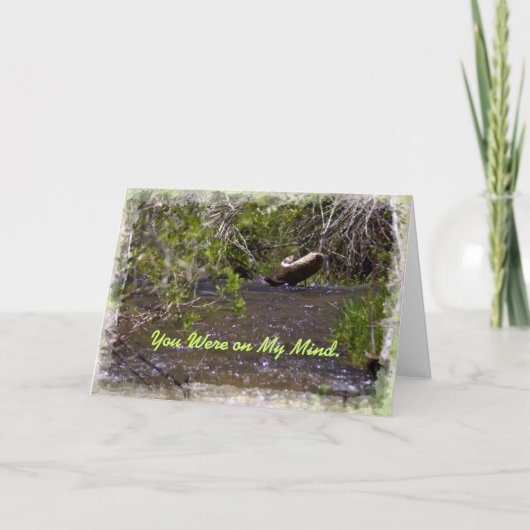 ジョン16:33勇気付けられるカード カード (正面)