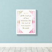 ジョン16 : 33 |バイブルやる気を起こさせる引用文Verse キャンバスプリント (インサイチュ (ウッドフロア))