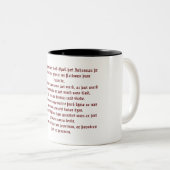 ジョン1 2トーンコーヒーマグのアングロサクソン・ゴスペル ツートーンマグカップ (正面右)