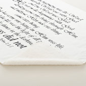 ジョン1 Sherpa毛布聖なる書物、経典の神の言葉 シェルパブランケット (3/4)