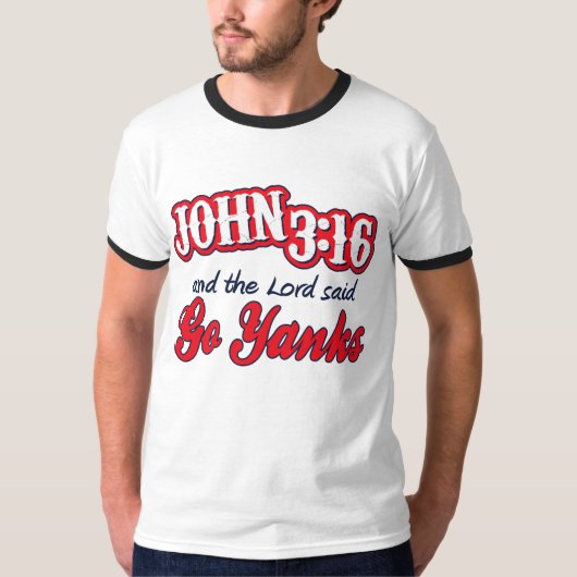 ジョン316のアメリカ人 Tシャツ (正面)